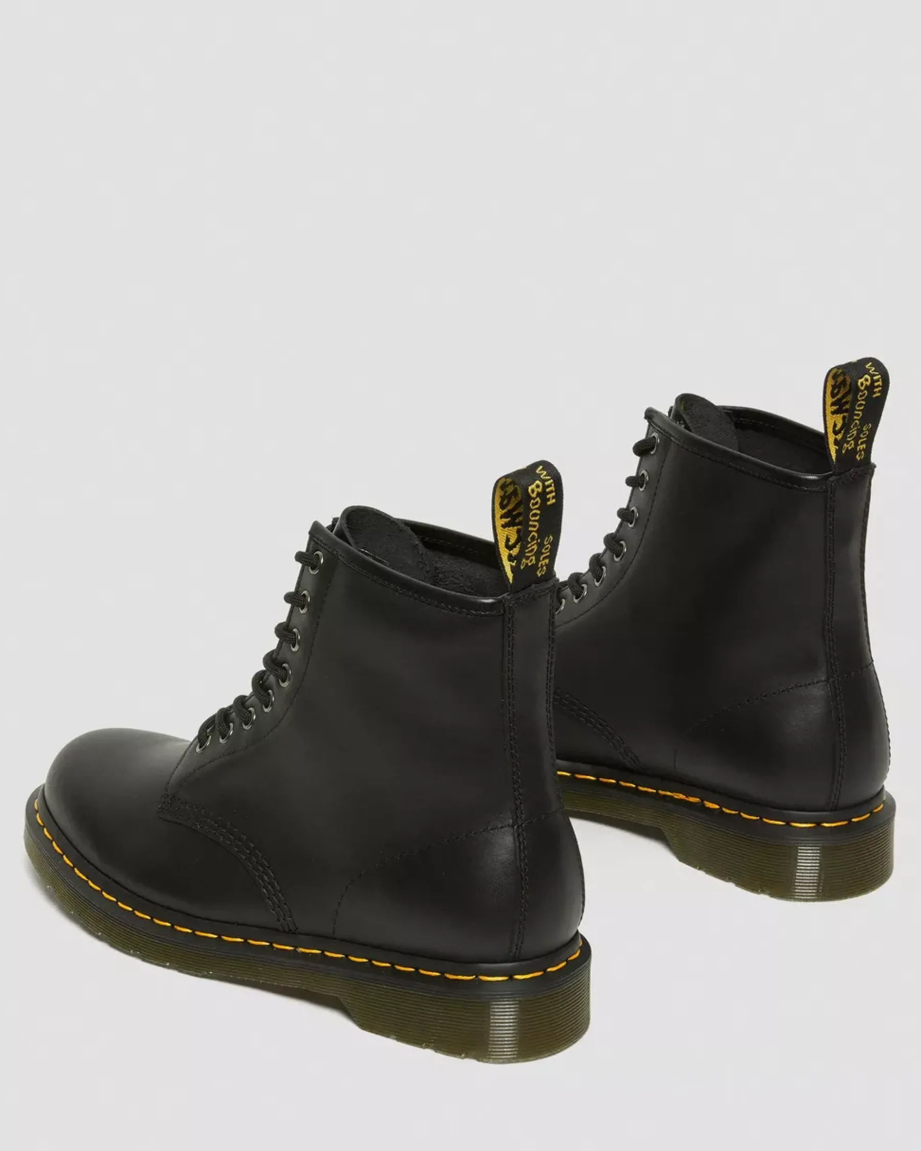 Originals|Boots>Dr. Martens 1460 Nappa Leather Lace Up Boots Black — Nappa Leather