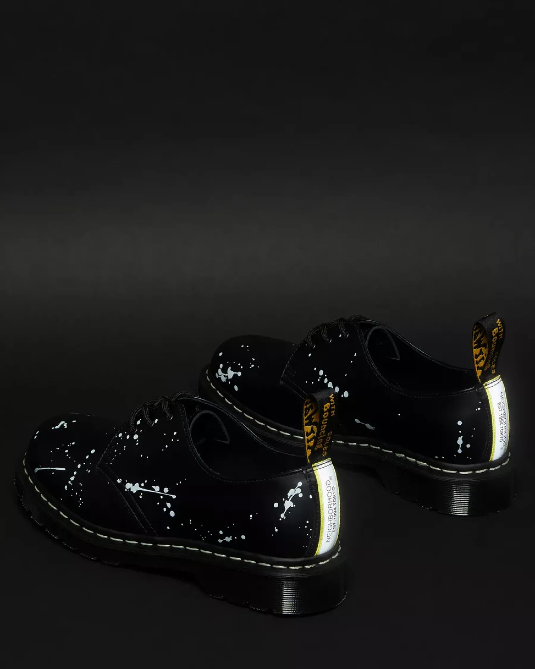 Sale|Originals>Dr. Martens 1461 Neighborhood Smooth Leather Oxford Shoes Black — Smooth Leather