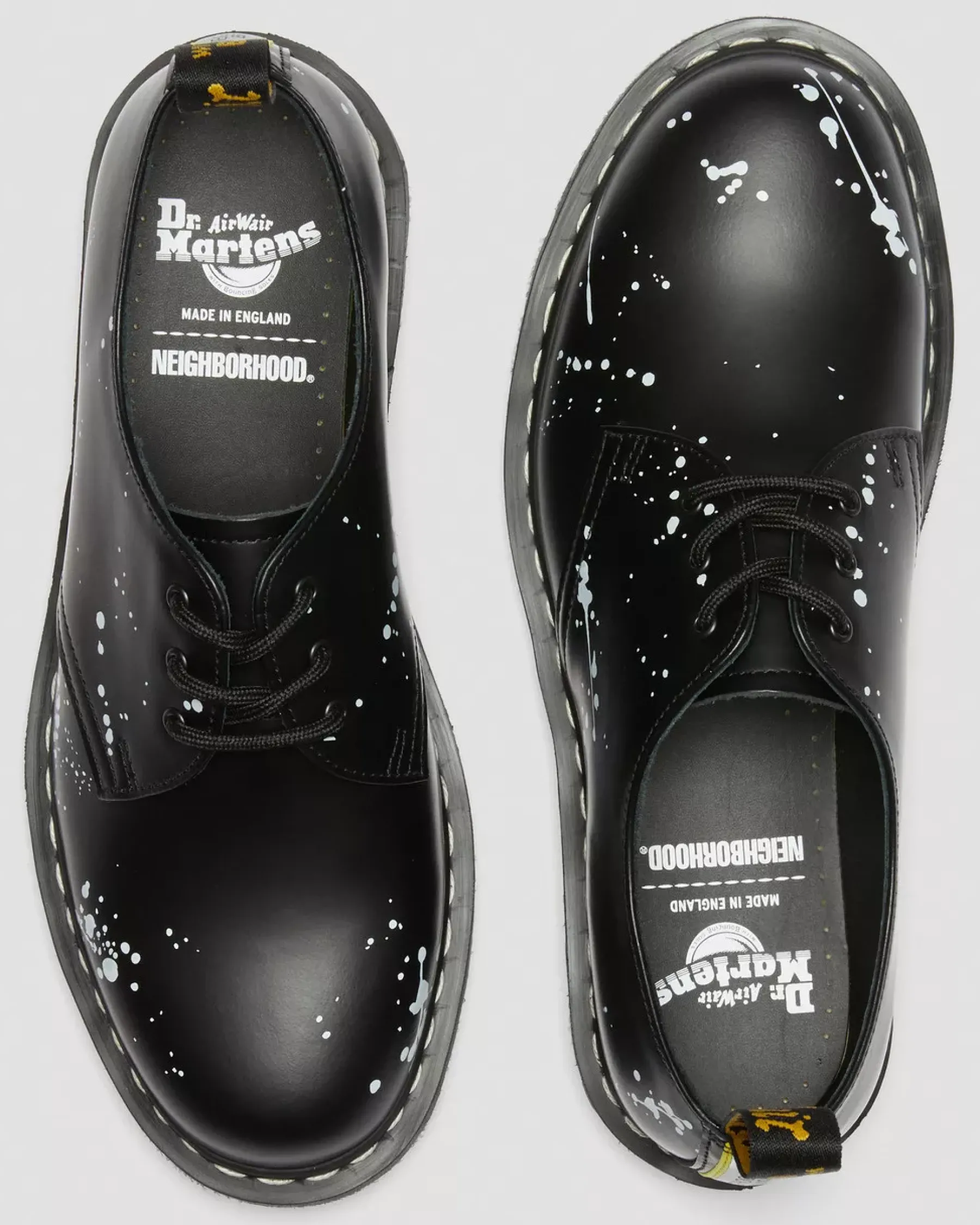 Sale|Originals>Dr. Martens 1461 Neighborhood Smooth Leather Oxford Shoes Black — Smooth Leather