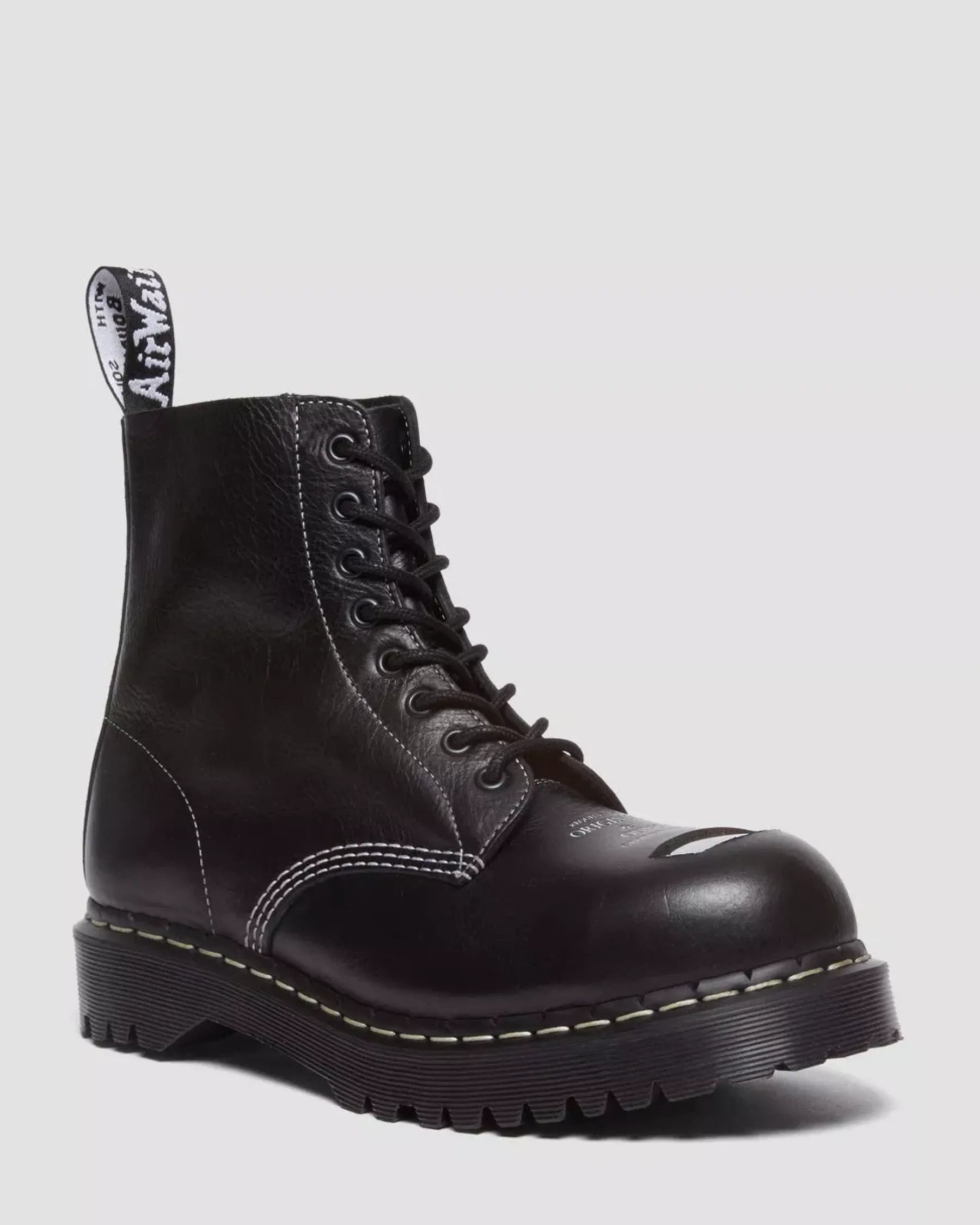 Originals|Ankle Boots>Dr. Martens 1460 Pascal Bex Exposed Steel Toe Lace Up Boots Black — Overdrive