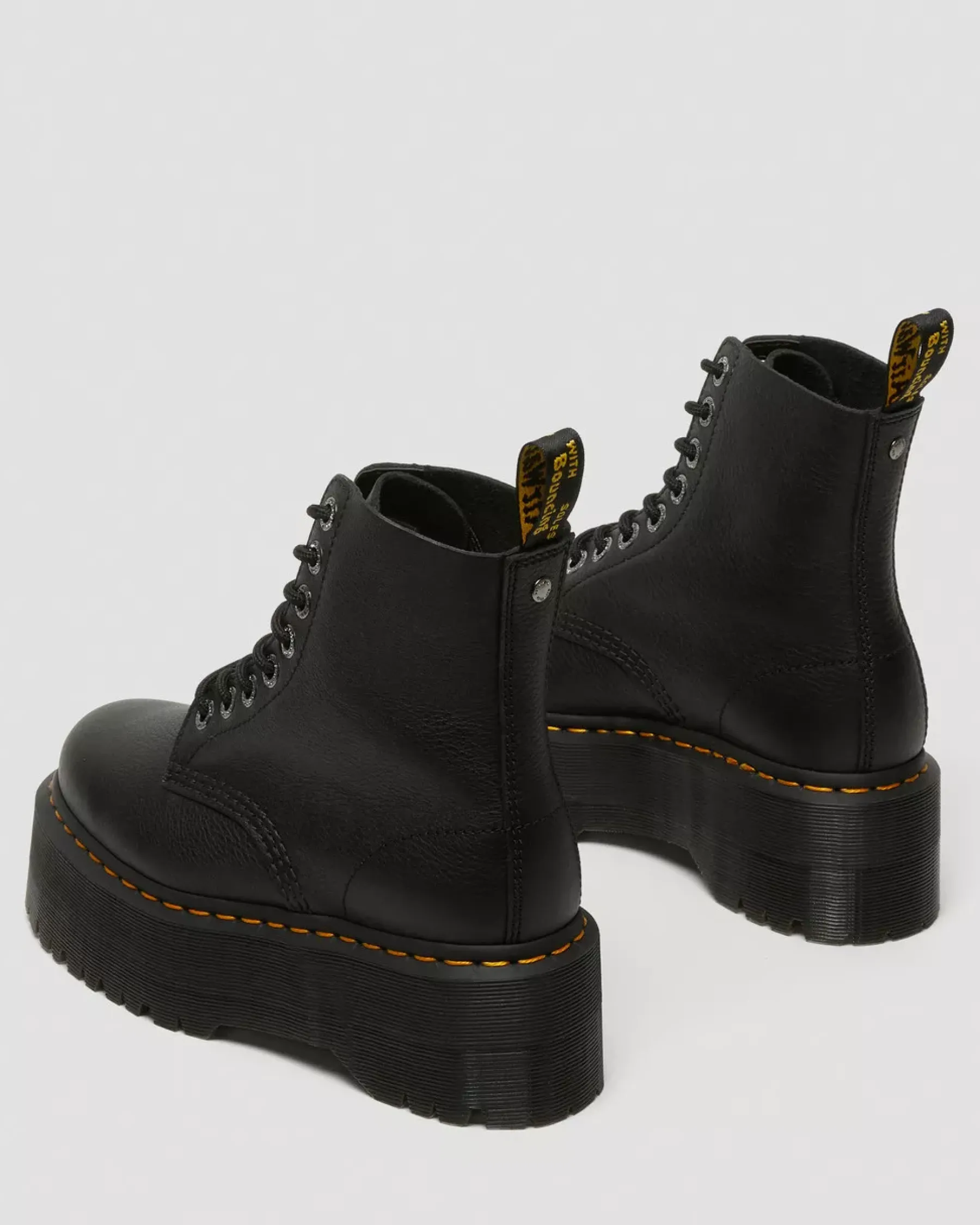 Bestsellers|Originals>Dr. Martens 1460 Pascal Max Leather Platform Boots Black — Pisa