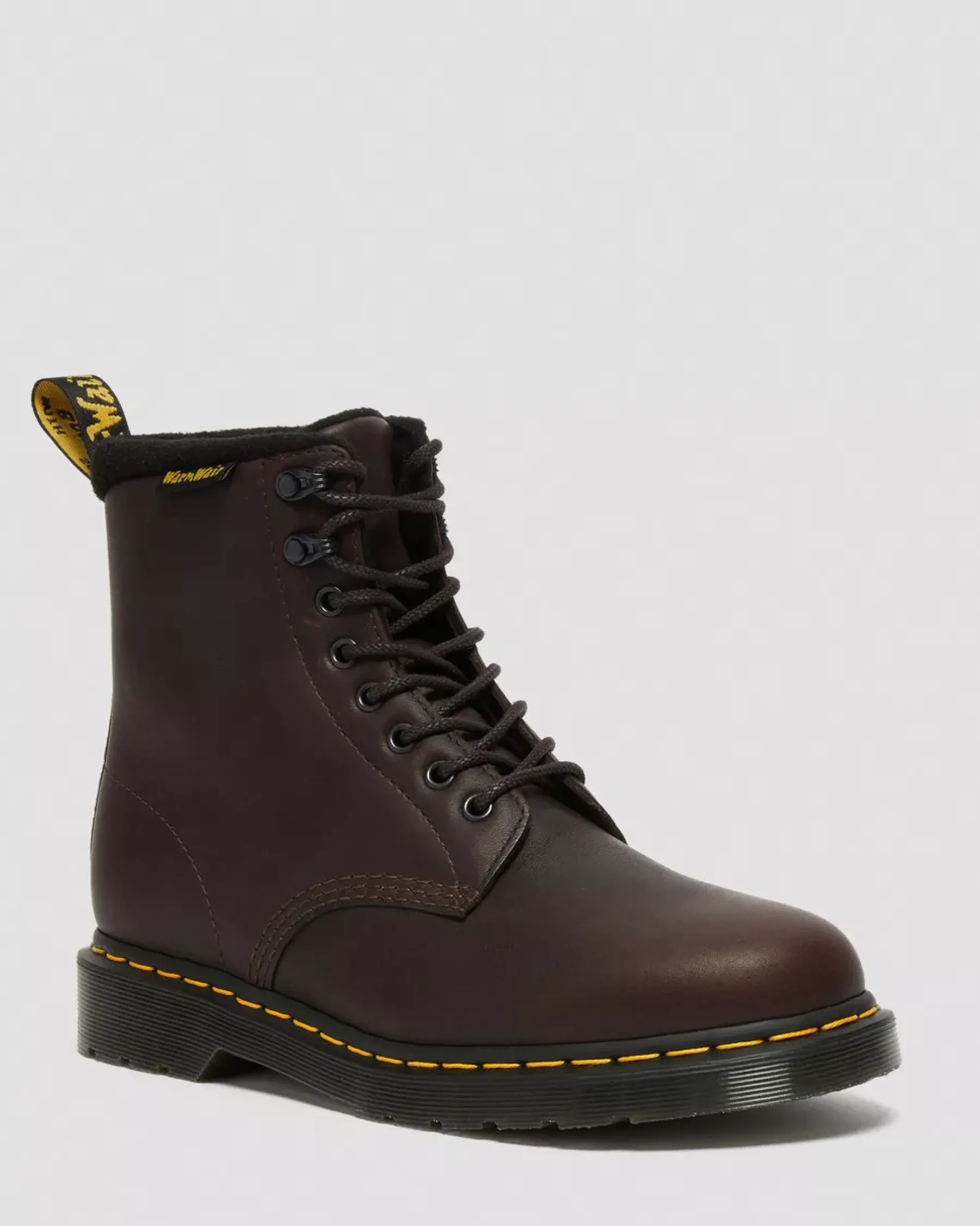 Winter Boots|Ankle Boots>Dr. Martens 1460 Pascal Warmwair Leather Lace Up Boots Dark Brown — Valor Wp
