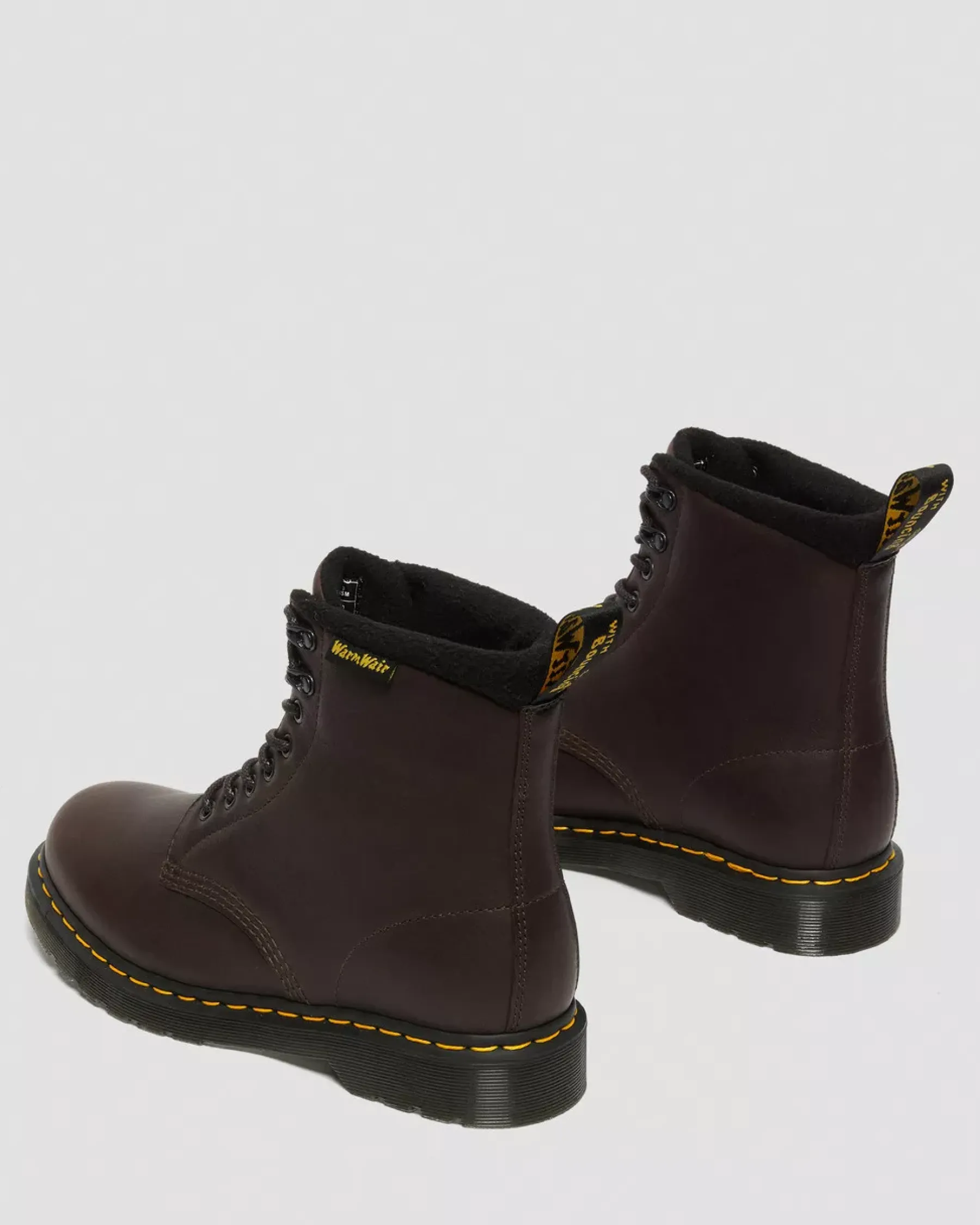 Winter Boots|Ankle Boots>Dr. Martens 1460 Pascal Warmwair Leather Lace Up Boots Dark Brown — Valor Wp