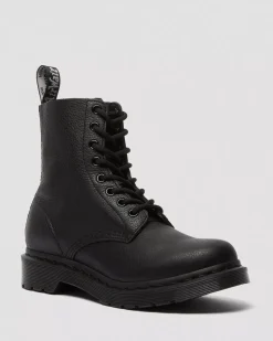 Originals|Ankle Boots>Dr. Martens 1460 Pascal Women's Mono Lace Up Boots Black — Virginia