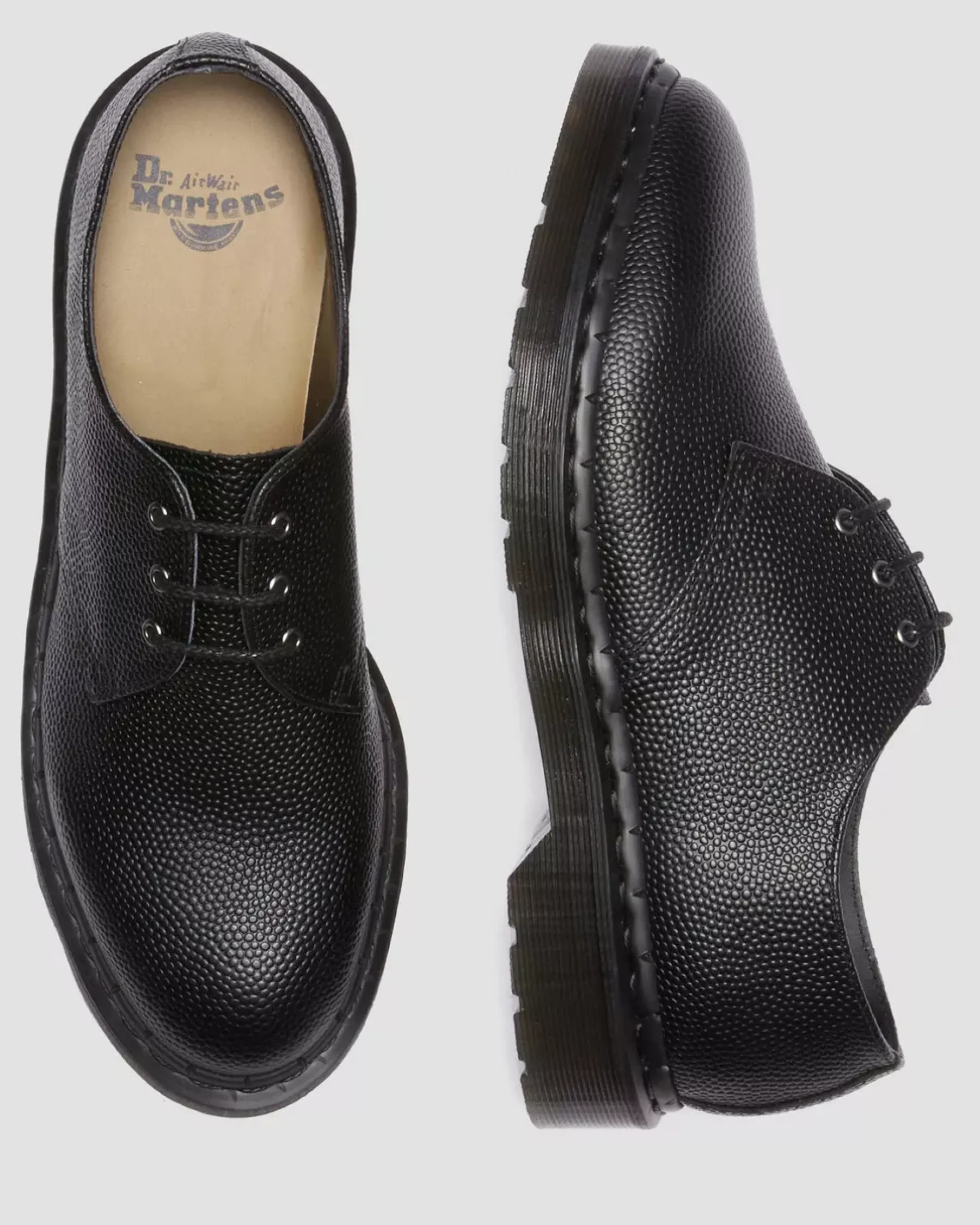 Sale|Originals>Dr. Martens 1461 Pebble Grain Leather Oxford Shoes BLACK — Atlas Pebble Grain