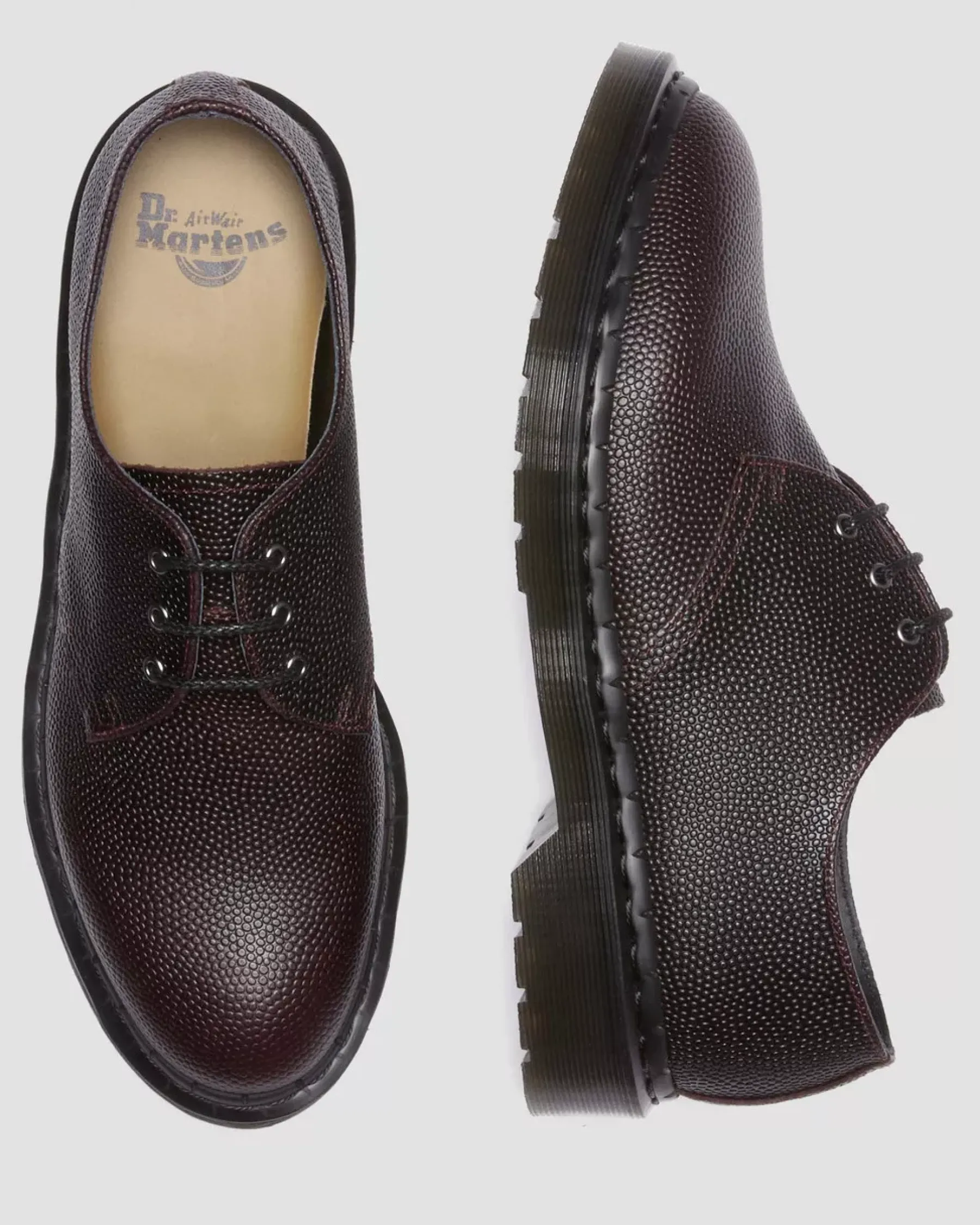Sale|Originals>Dr. Martens 1461 Pebble Grain Leather Oxford Shoes OXBLOOD — Atlas Pebble Grain