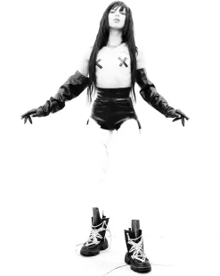 Ankle Boots|Boots>Dr. Martens 1460 Rick Owens DMXL Megalace Leather Lace Up Boots Black — Lunar
