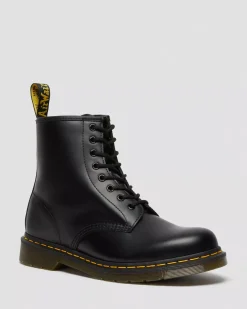 Bestsellers|Originals>Dr. Martens 1460 Smooth Leather Lace Up Boots Black — Smooth Leather