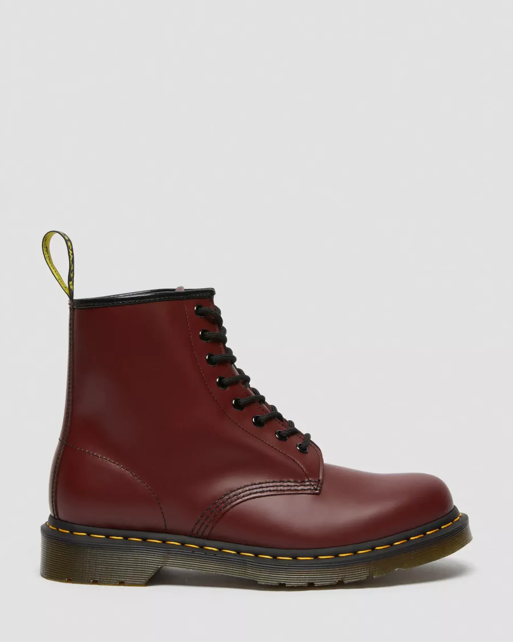 Originals|Bestsellers>Dr. Martens 1460 Smooth Leather Lace Up Boots Cherry Red — Smooth Leather
