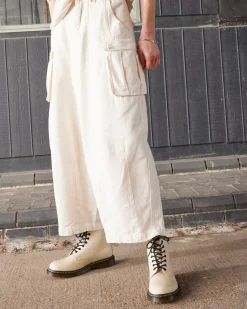 Sale|Originals>Dr. Martens 1460 Smooth Leather Lace Up Boots Parchment Beige — Smooth Leather