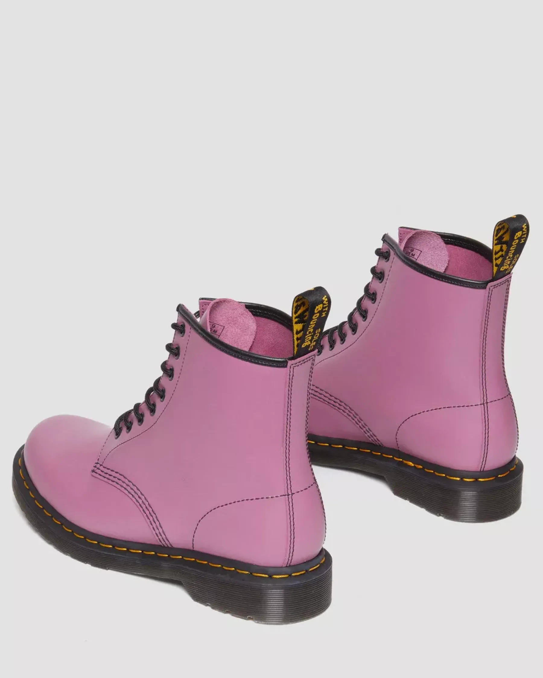 Originals|Ankle Boots>Dr. Martens 1460 Smooth Leather Lace Up Boots Muted Purple — Smooth Leather