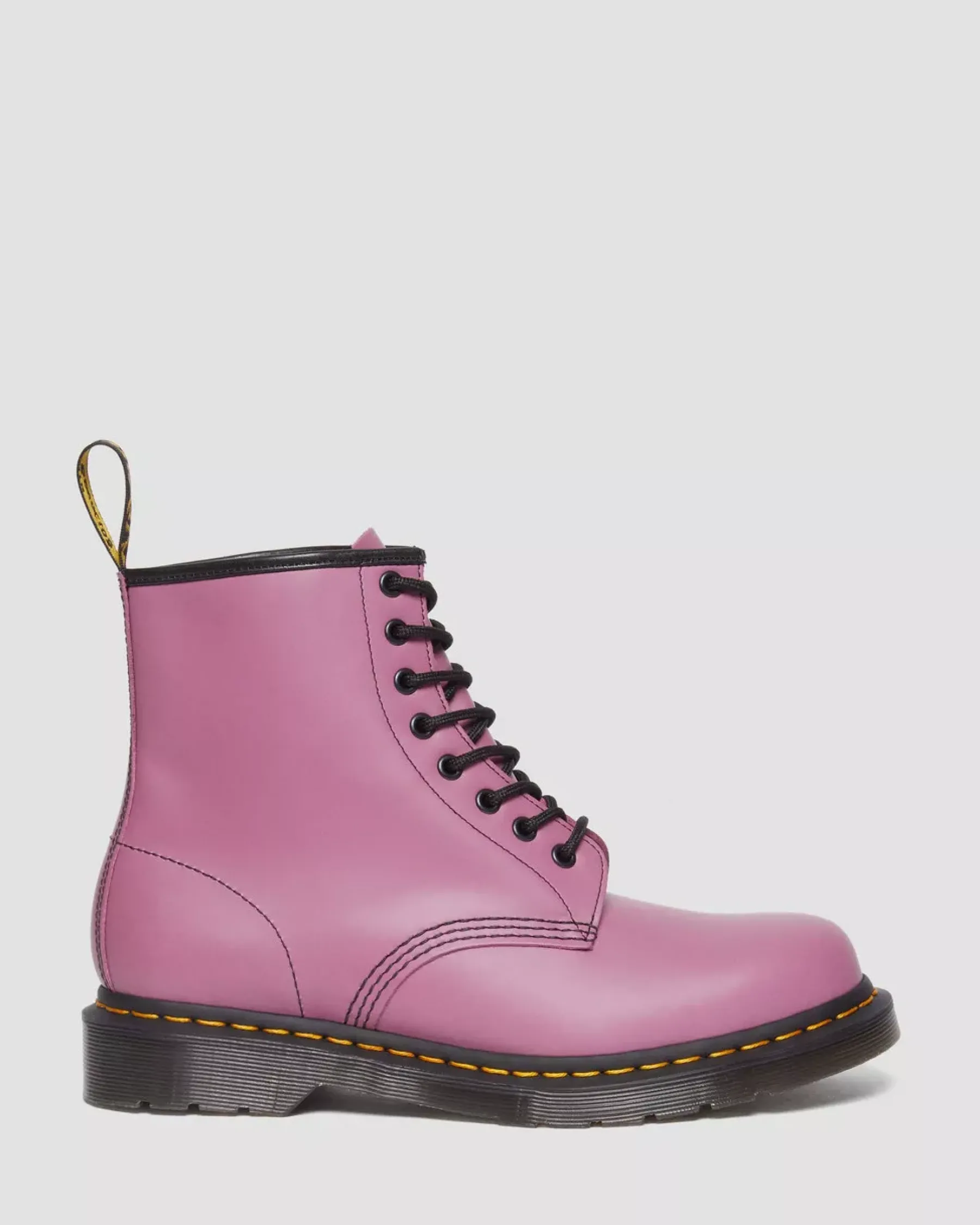 Originals|Ankle Boots>Dr. Martens 1460 Smooth Leather Lace Up Boots Muted Purple — Smooth Leather