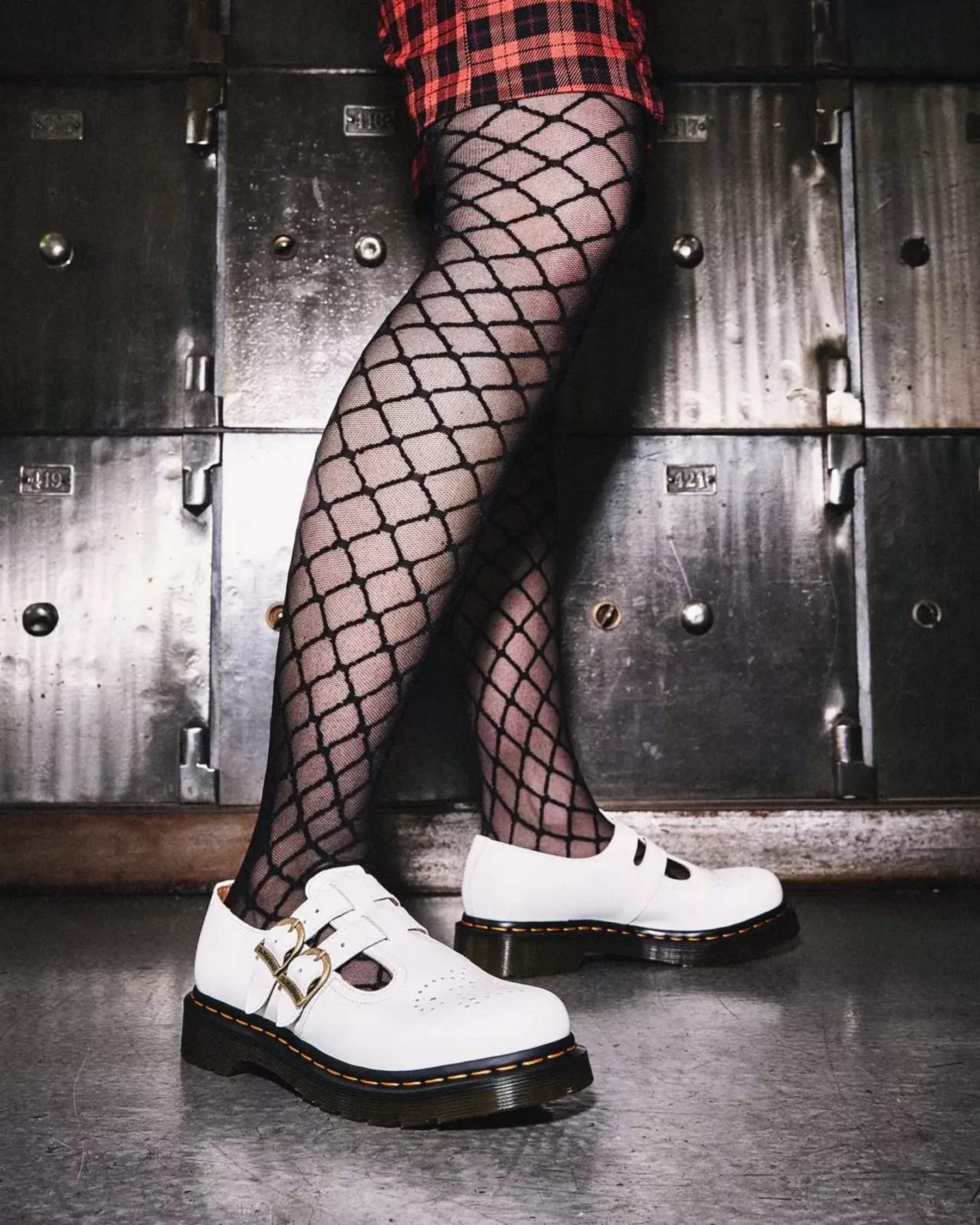 Sale|Originals>Dr. Martens 8065 Smooth Leather Mary Jane Shoes White — Smooth Leather
