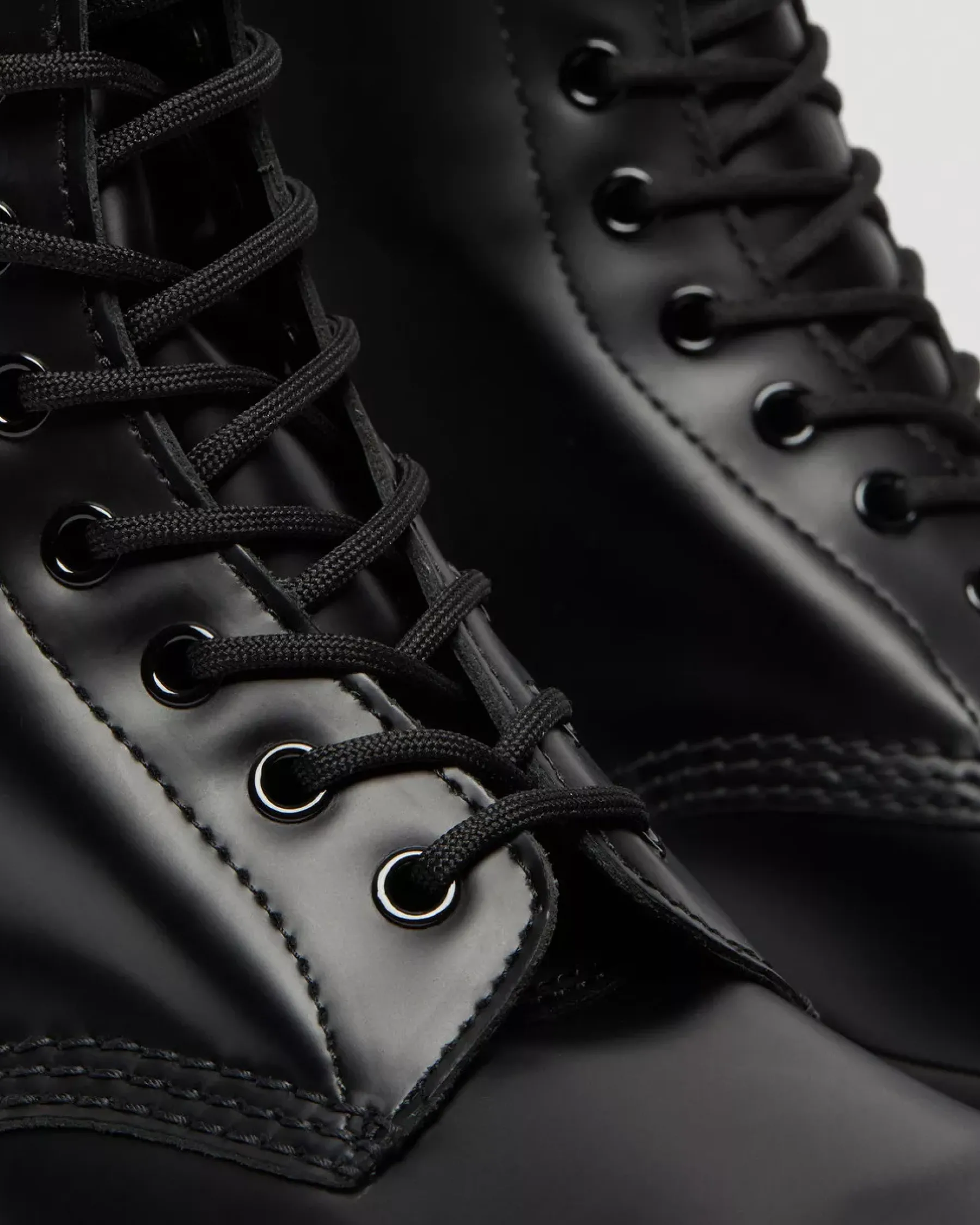 Originals|Ankle Boots>Dr. Martens 1490 Smooth Leather Mid Calf Boots Black — Smooth Leather