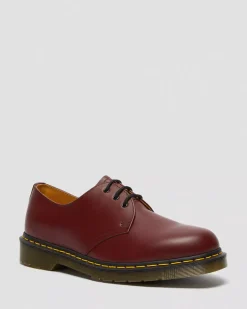 Originals|Shoes>Dr. Martens 1461 Smooth Leather Oxford Shoes Cherry Red — Smooth Leather