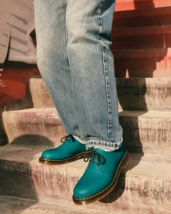 Sale|Originals>Dr. Martens 1461 Smooth Leather Oxford Shoes TEAL GREEN — Smooth Leather