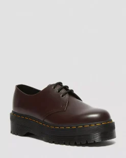 Sale|Originals>Dr. Martens 1461 Smooth Leather Platform Shoes Burgundy — Smooth Leather