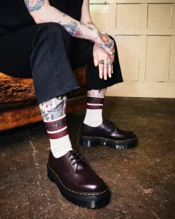 Sale|Originals>Dr. Martens 1461 Smooth Leather Platform Shoes Burgundy — Smooth Leather