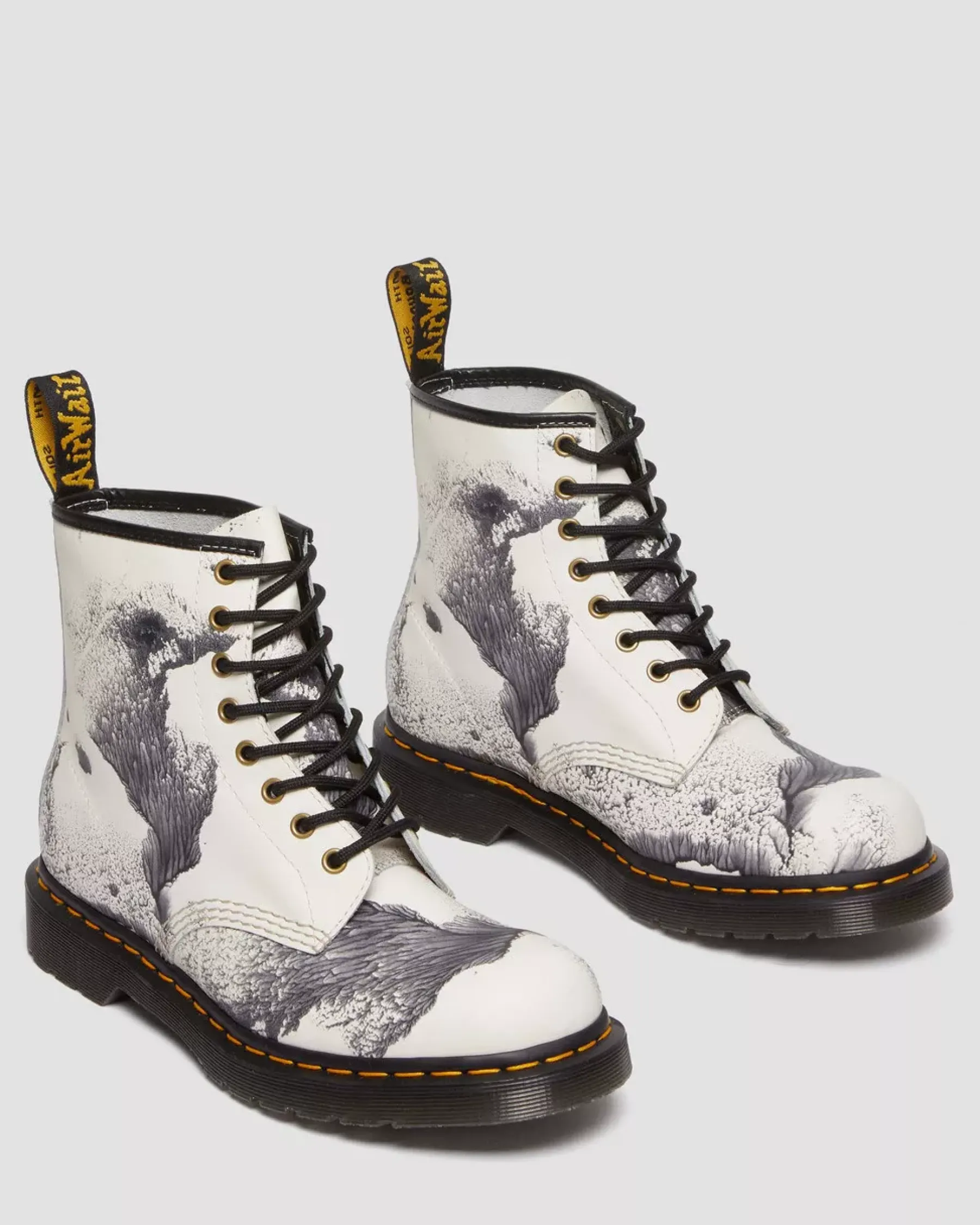 Originals|Ankle Boots>Dr. Martens 1460 Tate 'Decalcomania' Backhand Leather Lace Up Boots Multi — Backhand