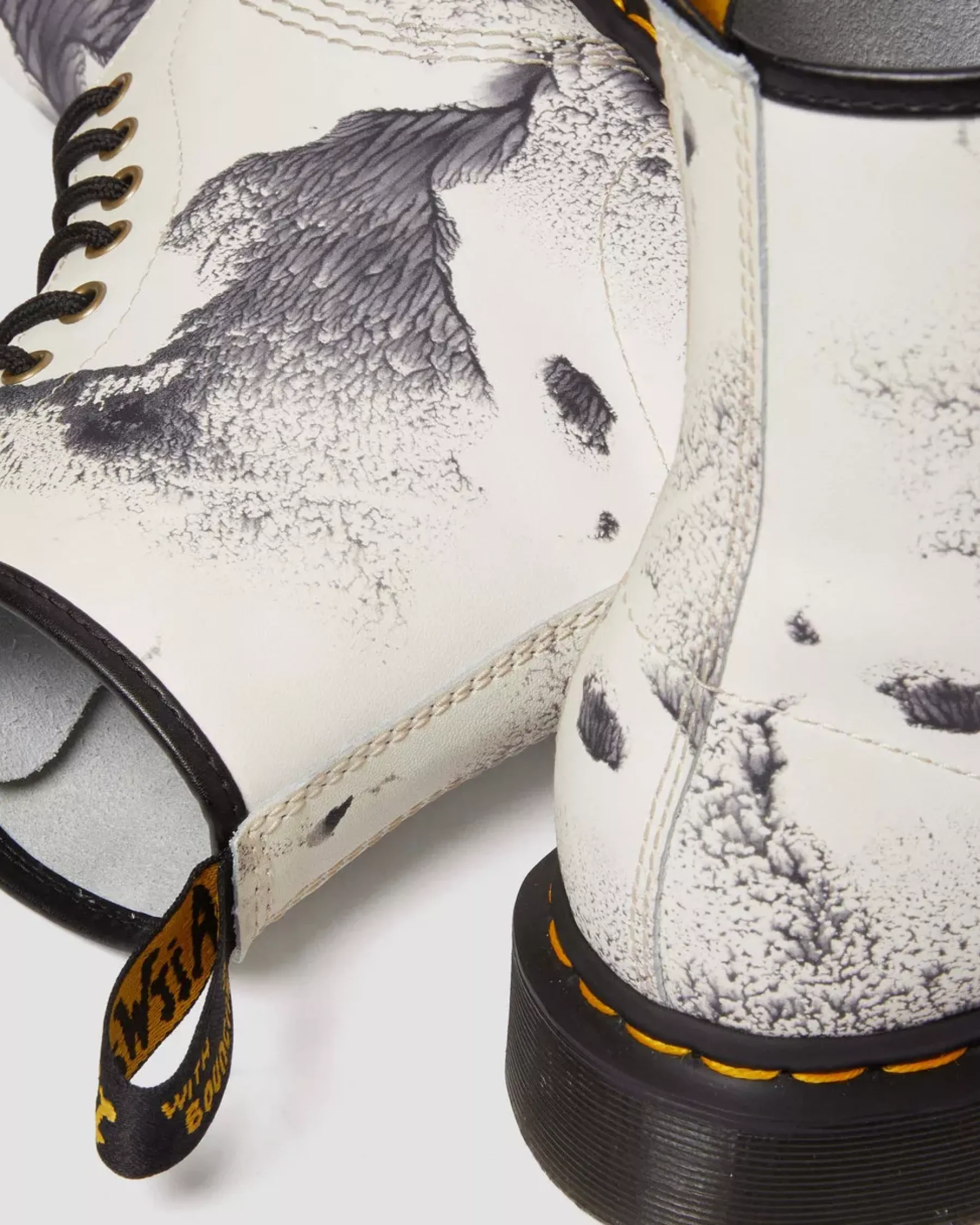 Originals|Ankle Boots>Dr. Martens 1460 Tate 'Decalcomania' Backhand Leather Lace Up Boots Multi — Backhand