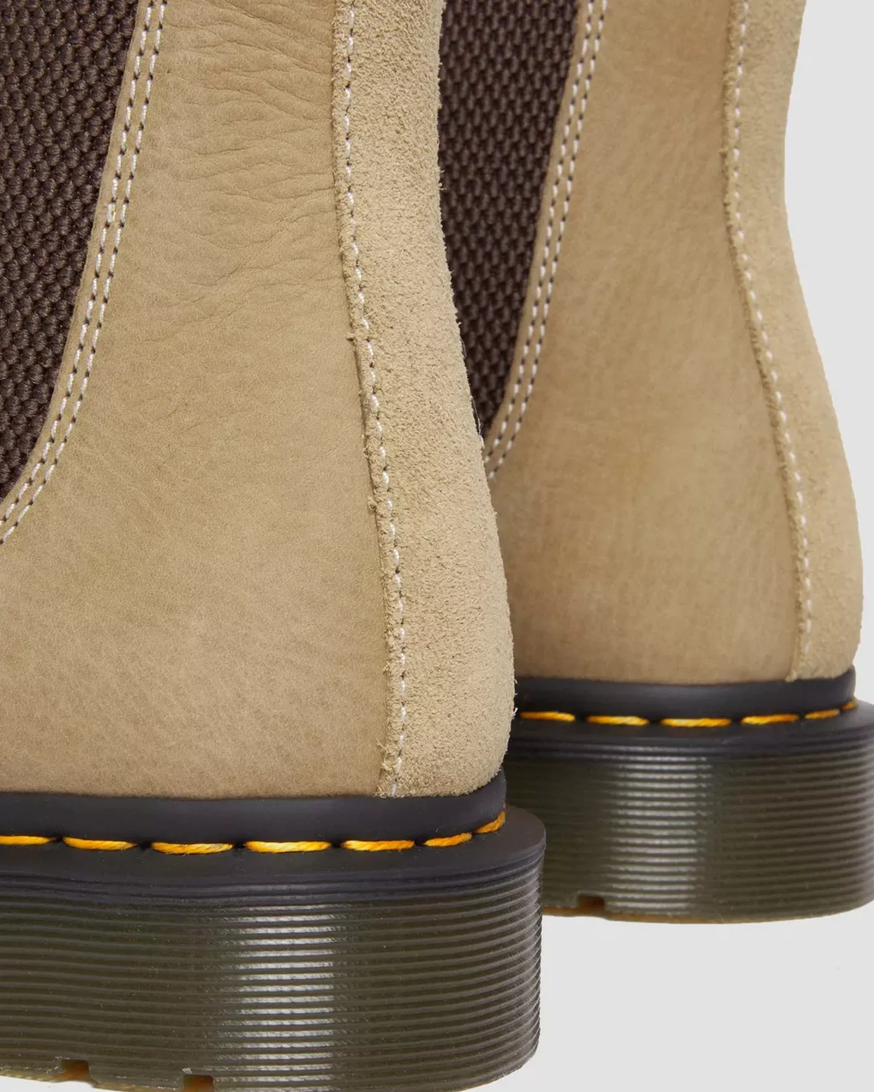 Originals|Boots>Dr. Martens 2976 Tumbled Nubuck Leather Chelsea Boots Savannah Tan — Tumbled Nubuck