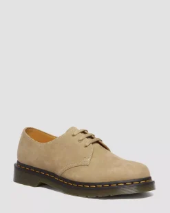 Originals|Shoes>Dr. Martens 1461 Tumbled Nubuck Leather Oxford Shoes Savannah Tan — Tumbled Nubuck
