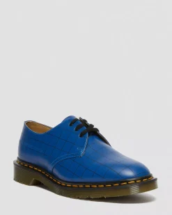 Sale|Oxfords>Dr. Martens 1461 Undercover Made in England Leather Oxford Shoes Blue — Smooth Leather