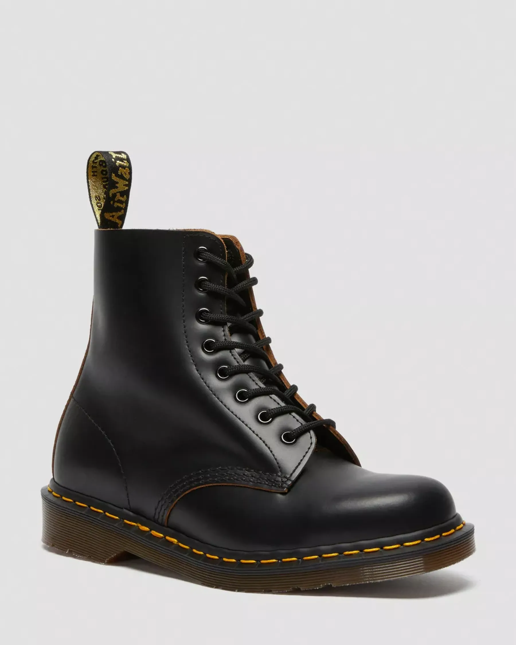Originals|Ankle Boots>Dr. Martens 1460 Vintage Made in England Lace Up Boots Black — Quilon