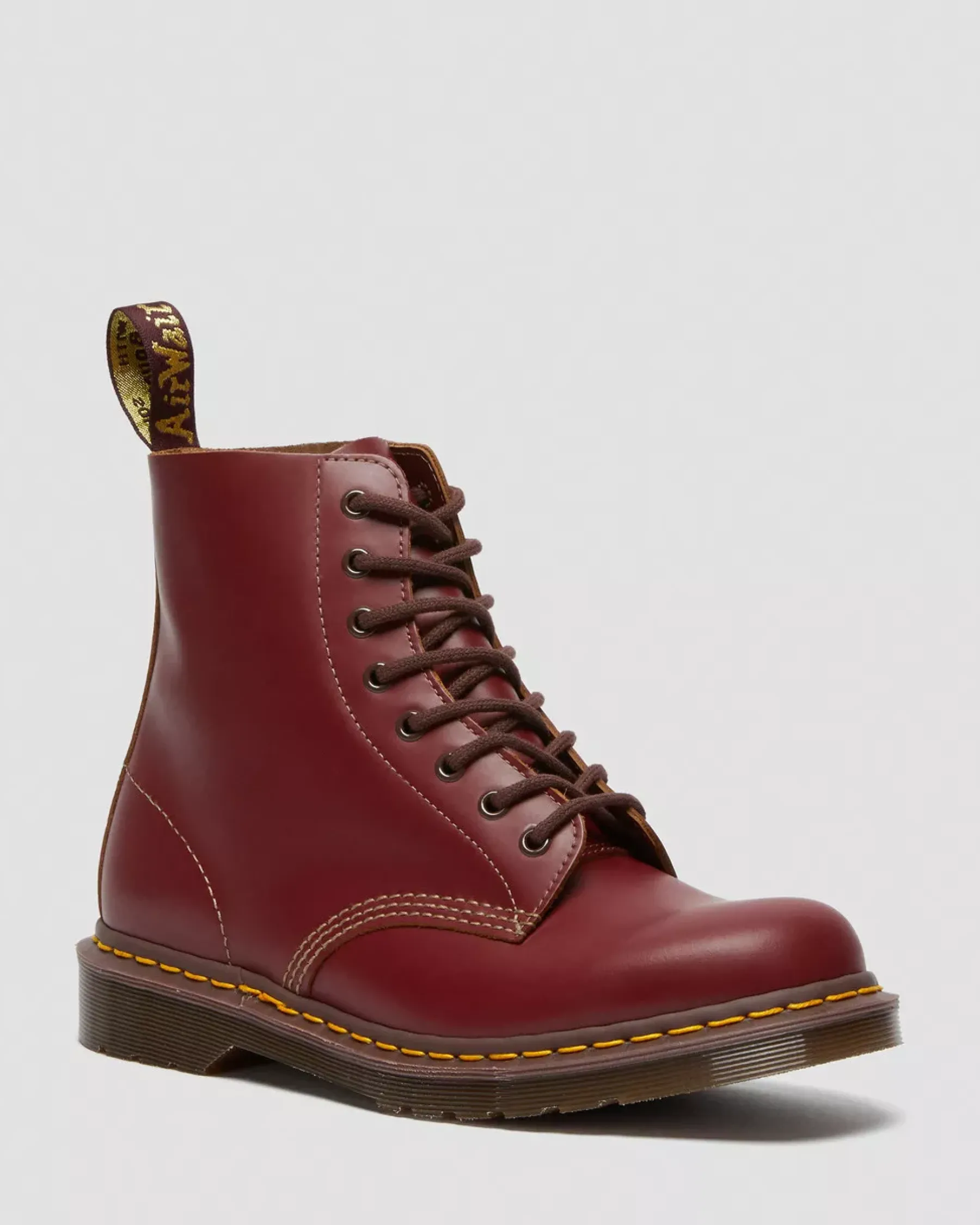 Originals|Ankle Boots>Dr. Martens 1460 Vintage Made in England Lace Up Boots Red — Quilon