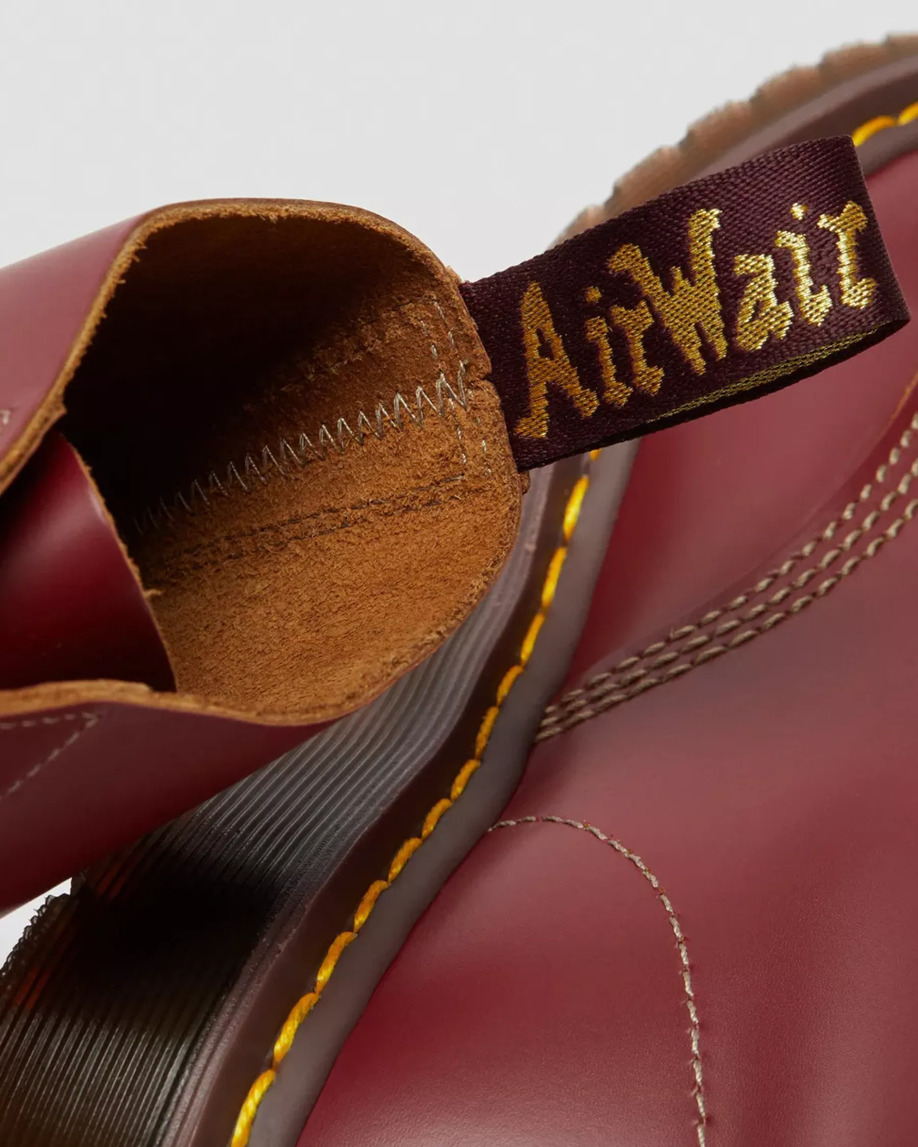 Originals|Ankle Boots>Dr. Martens 1460 Vintage Made in England Lace Up Boots Red — Quilon