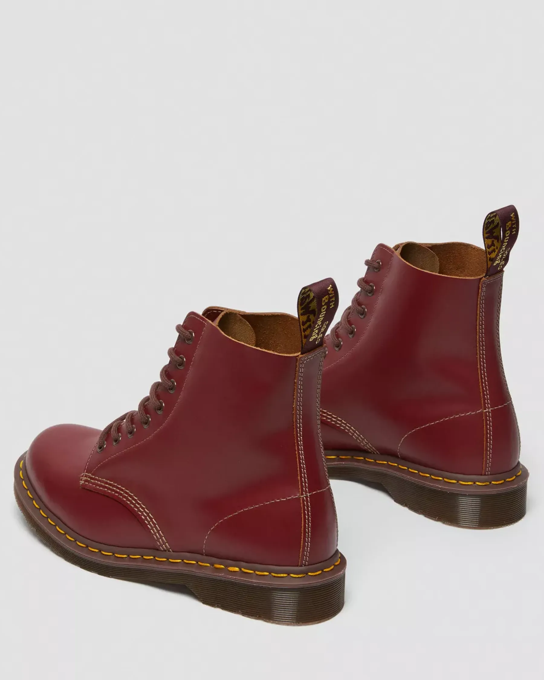 Originals|Ankle Boots>Dr. Martens 1460 Vintage Made in England Lace Up Boots Red — Quilon