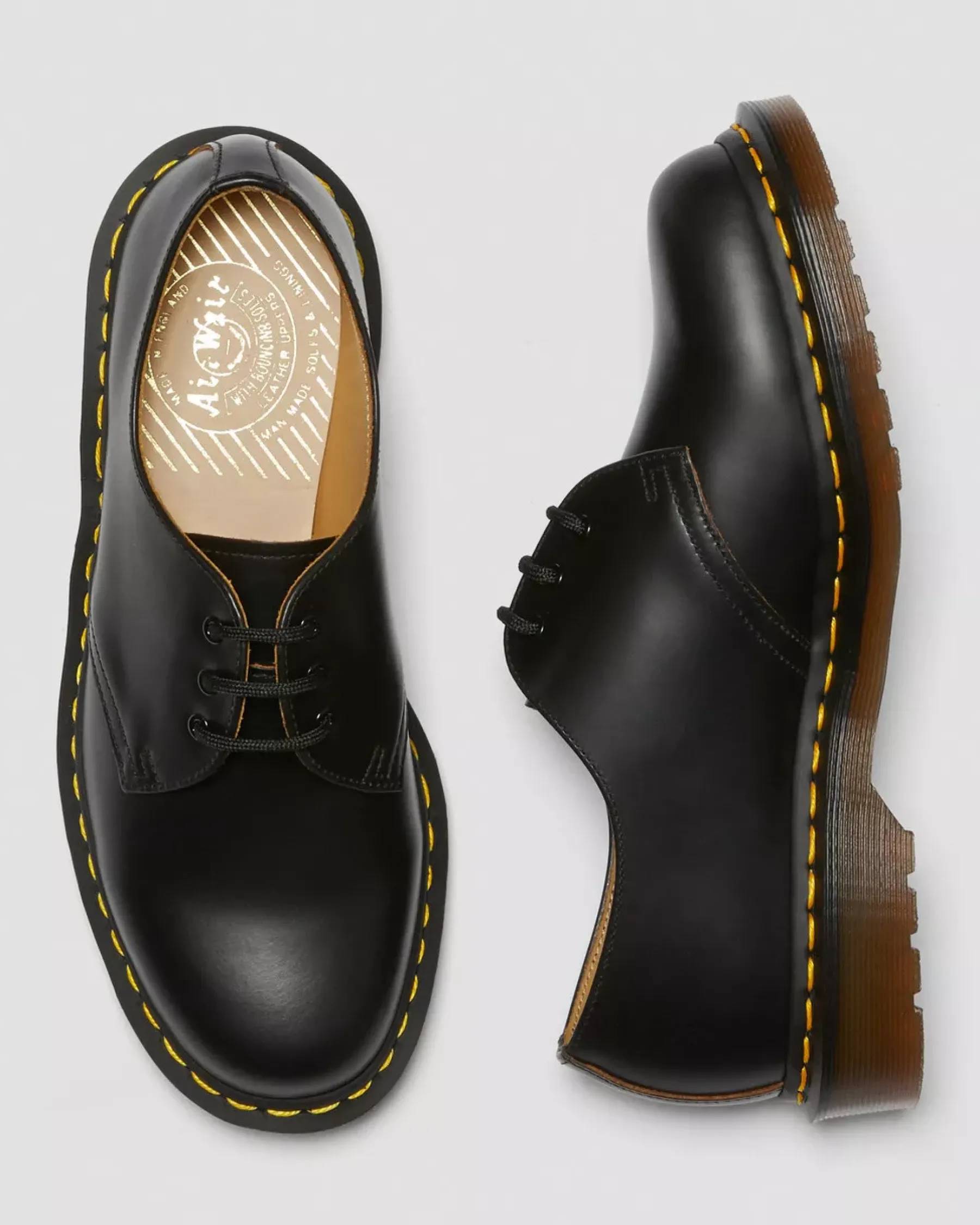 Originals|Oxfords>Dr. Martens 1461 Vintage Made in England Oxford Shoes Black — Quilon
