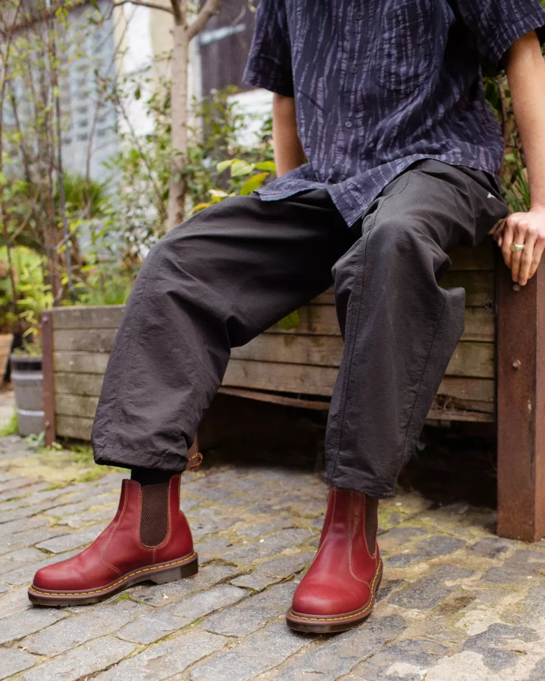 Sale|Originals>Dr. Martens 2976 Vintage Made In England Chelsea Boots Red — Quilon