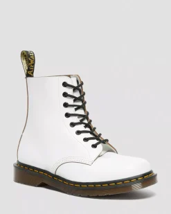 Sale|Originals>Dr. Martens 1460 Vintage Made in England Lace Up Boots White — Quilon