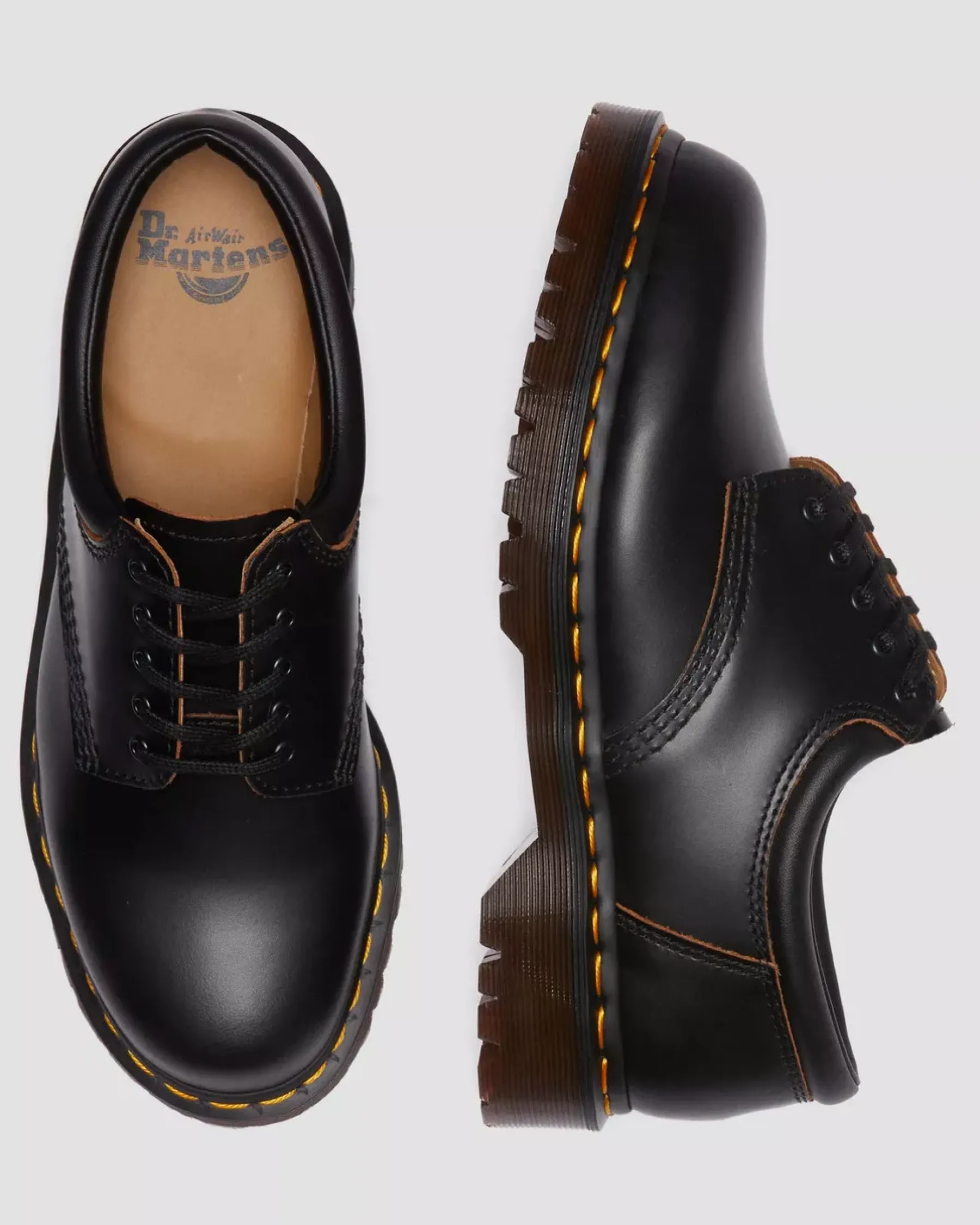 Originals|Oxfords>Dr. Martens 8053 Vintage Smooth Leather Oxford Shoes Black — Vintage Smooth