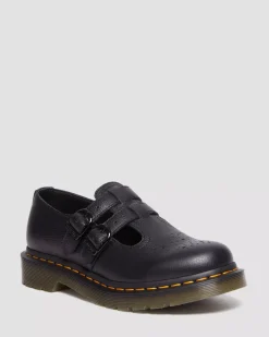 Originals|Mary Janes>Dr. Martens 8065 Virginia Leather Mary Jane Shoes Black — Virginia