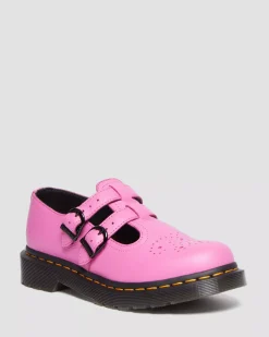 Sale|Originals>Dr. Martens 8065 Virginia Leather Mary Jane Shoes THRIFT PINK — Virginia