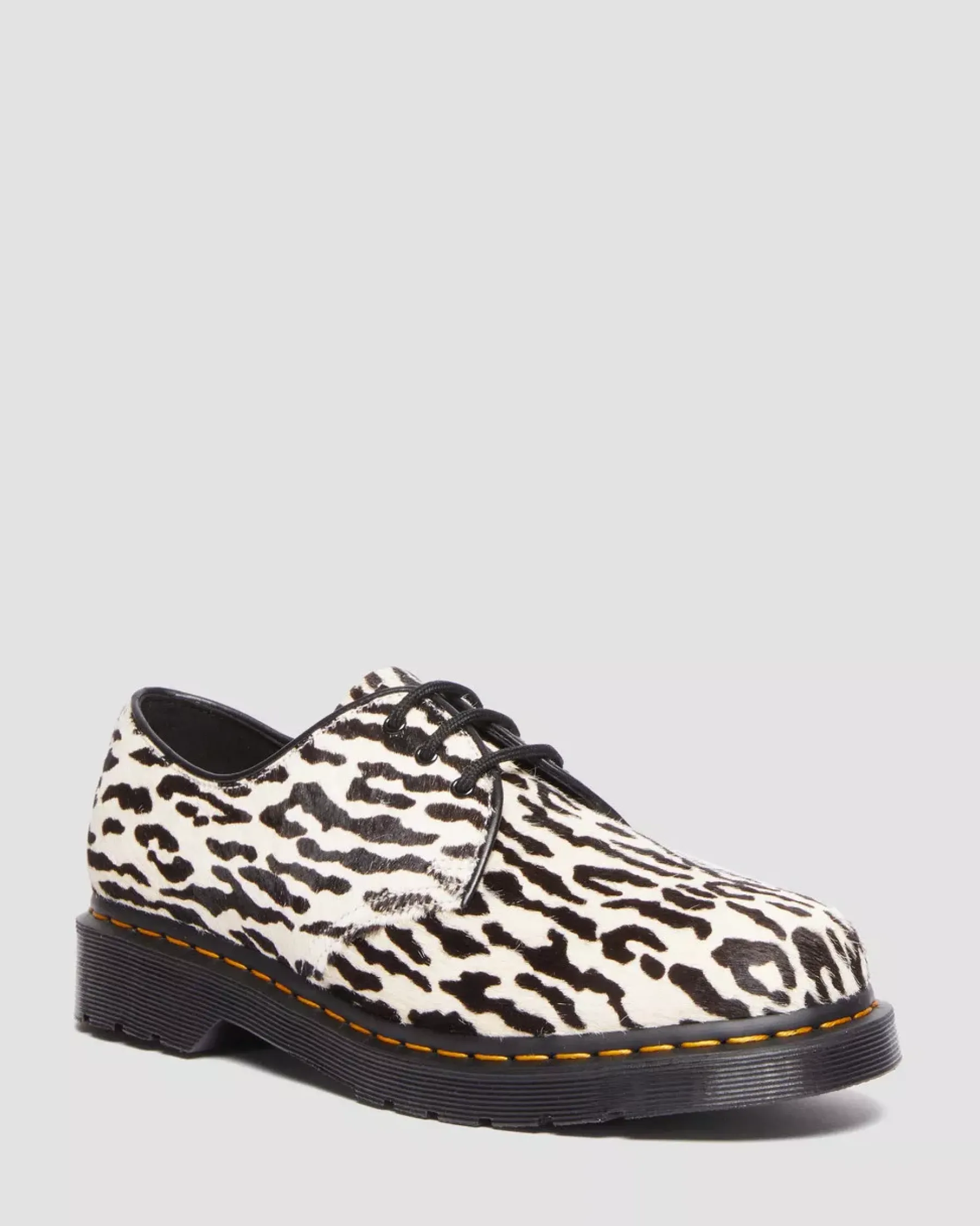 Sale|Originals>Dr. Martens 1461 Wacko Maria Hair-On Oxford Shoes Black+White — Hair On