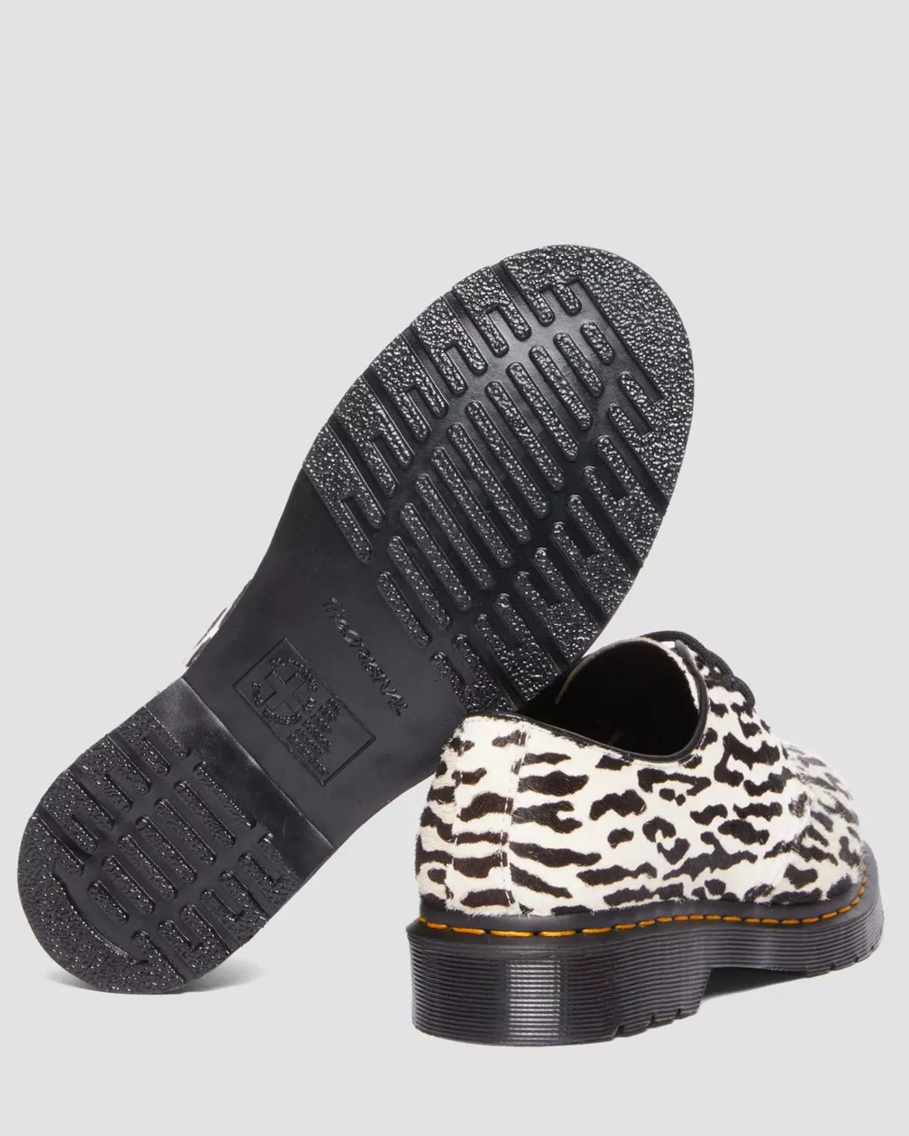 Sale|Originals>Dr. Martens 1461 Wacko Maria Hair-On Oxford Shoes Black+White — Hair On