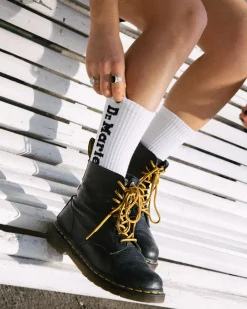 Originals|Bestsellers>Dr. Martens 1460 Women's Pascal Virginia Leather Boots Black — Virginia