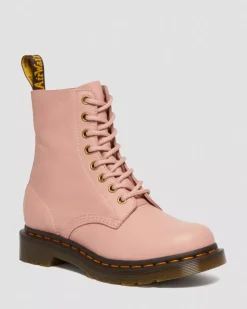 Sale|Originals>Dr. Martens 1460 Women's Pascal Virginia Leather Boots Peach Beige — Virginia