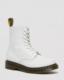 Sale|Originals>Dr. Martens 1460 Women's Pascal Virginia Leather Boots White — Virginia