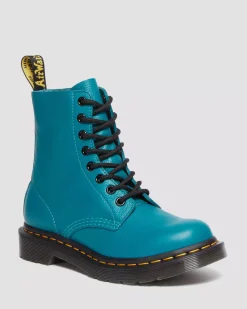 Sale|Originals>Dr. Martens 1460 Women's Pascal Virginia Leather Boots TEAL GREEN — Virginia