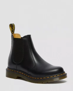 Originals|Chelsea Boots>Dr. Martens 2976 Women's Smooth Leather Chelsea Boots Black — Smooth Leather