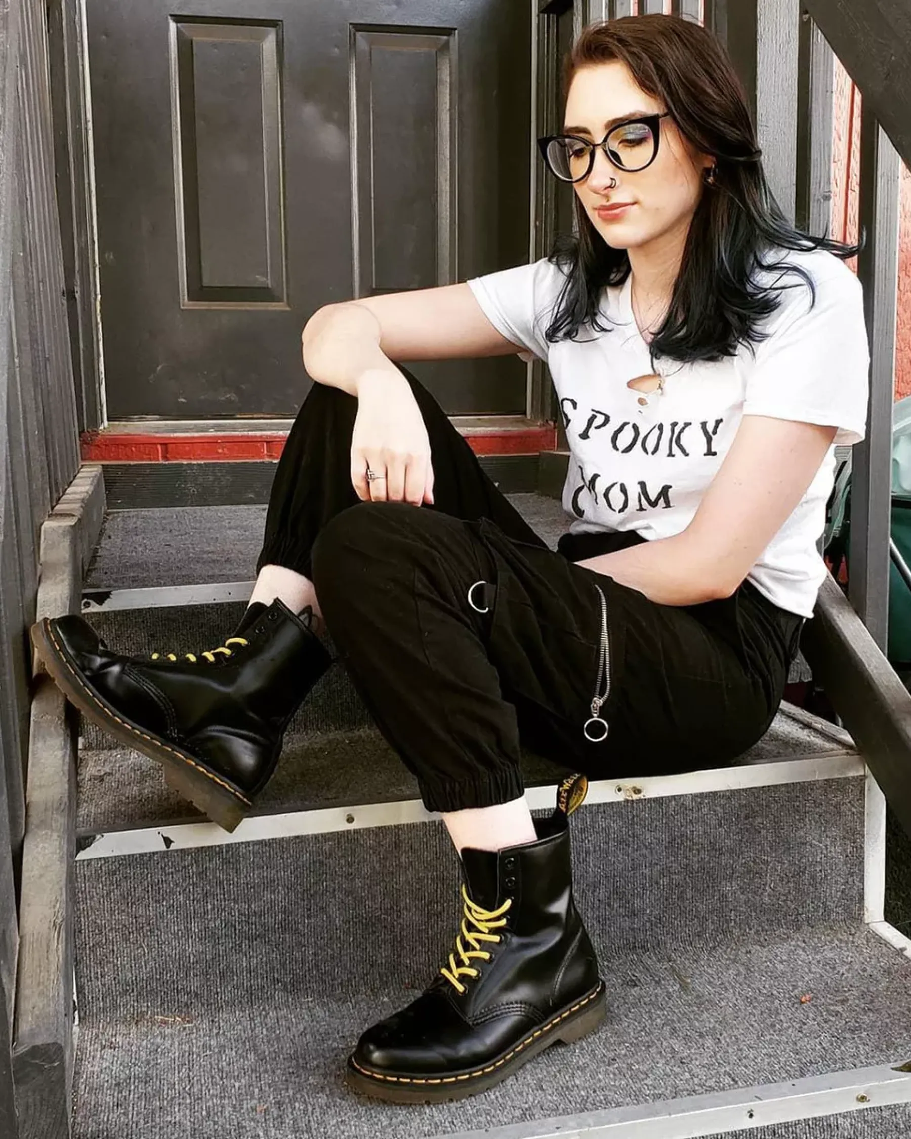 Originals|Bestsellers>Dr. Martens 1460 Women's Smooth Leather Lace Up Boots Black — Smooth Leather