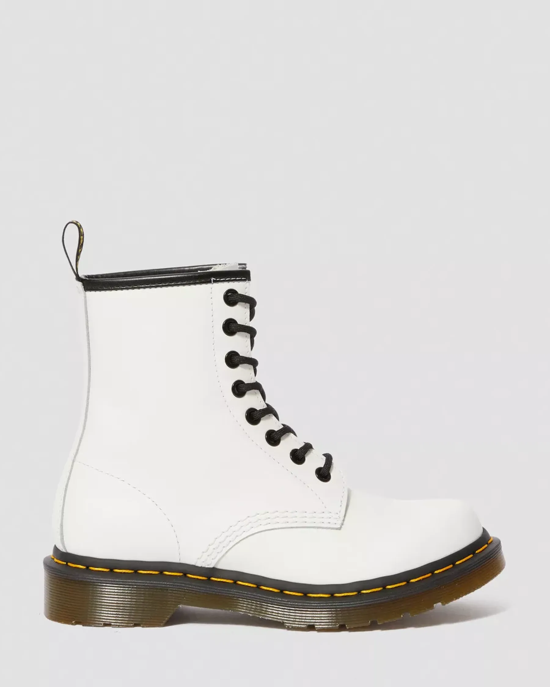 Sale|Originals>Dr. Martens 1460 Women's Smooth Leather Lace Up Boots White — Smooth Leather