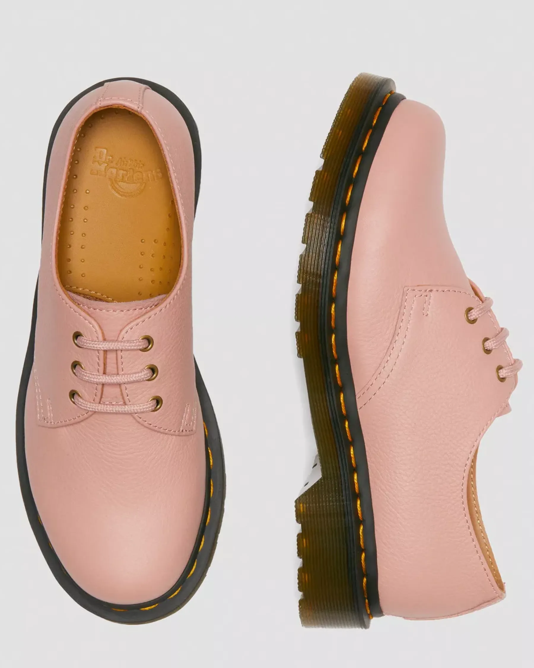 Sale|Originals>Dr. Martens 1461 Women's Virginia Leather Oxford Shoes Peach Beige — Virginia
