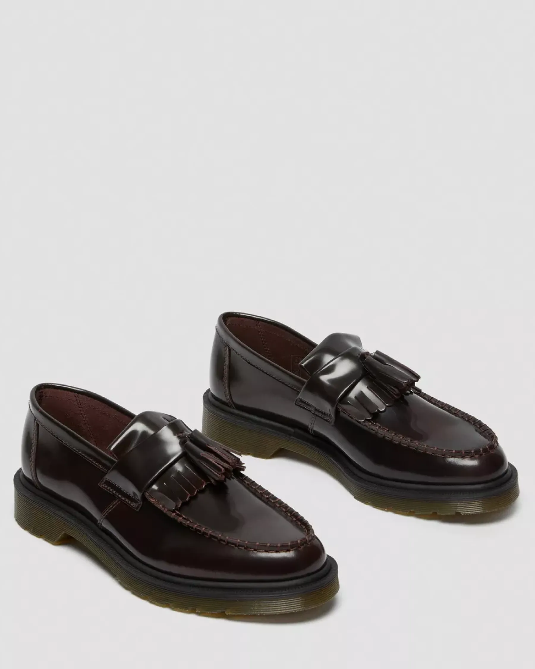 Shoes|Shoes>Dr. Martens Adrian Arcadia Leather Tassel Loafers Cherry Red — Arcadia