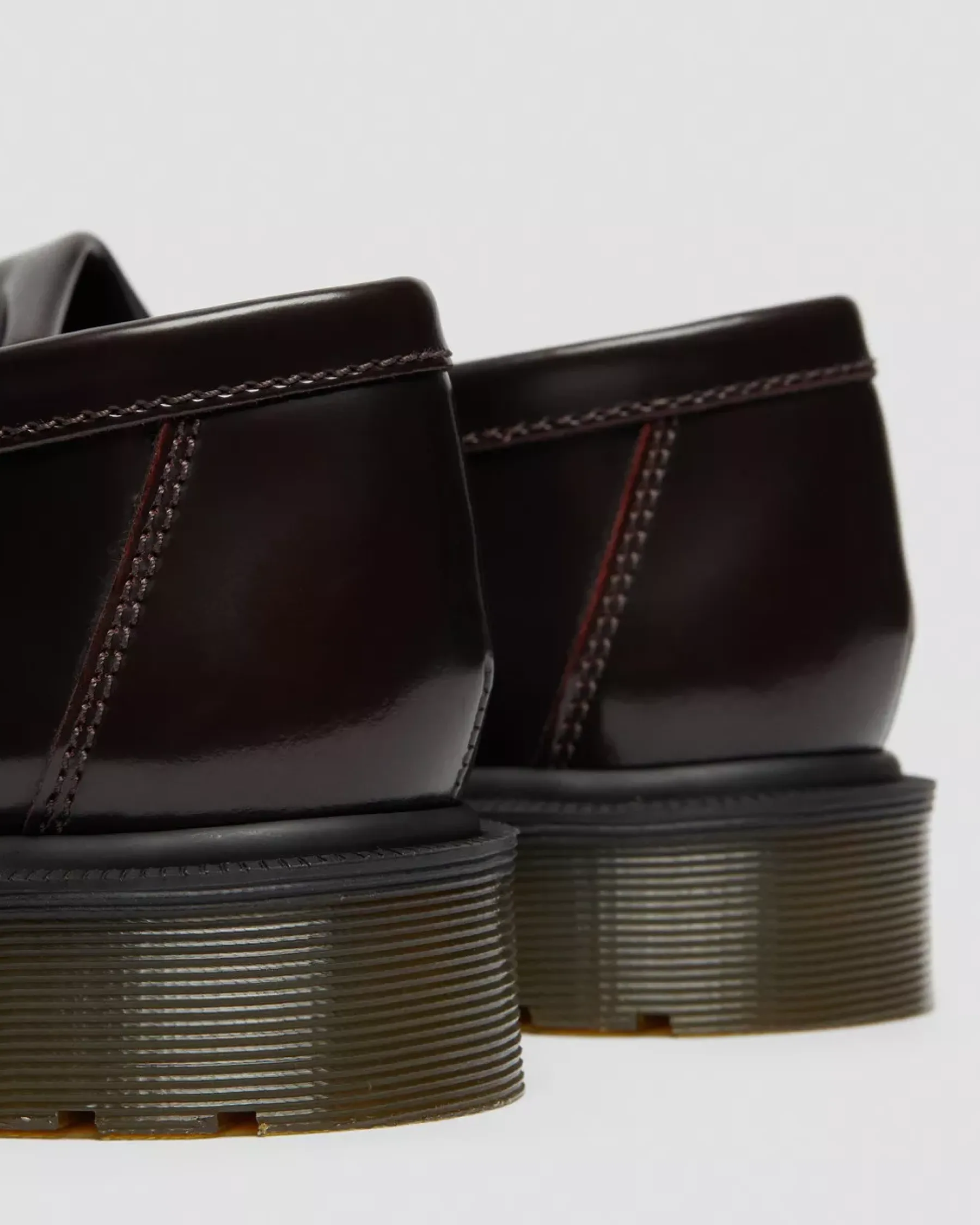 Shoes|Shoes>Dr. Martens Adrian Arcadia Leather Tassel Loafers Cherry Red — Arcadia