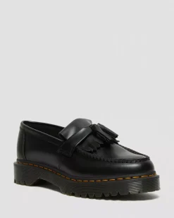 Originals|Bestsellers>Dr. Martens Adrian Bex Smooth Leather Tassel Loafers Black — Smooth Leather